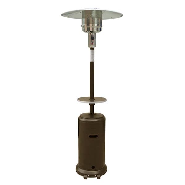 Adornos Outdoor Patio Heater with Table, Hammered Bronze AD2770249 - main